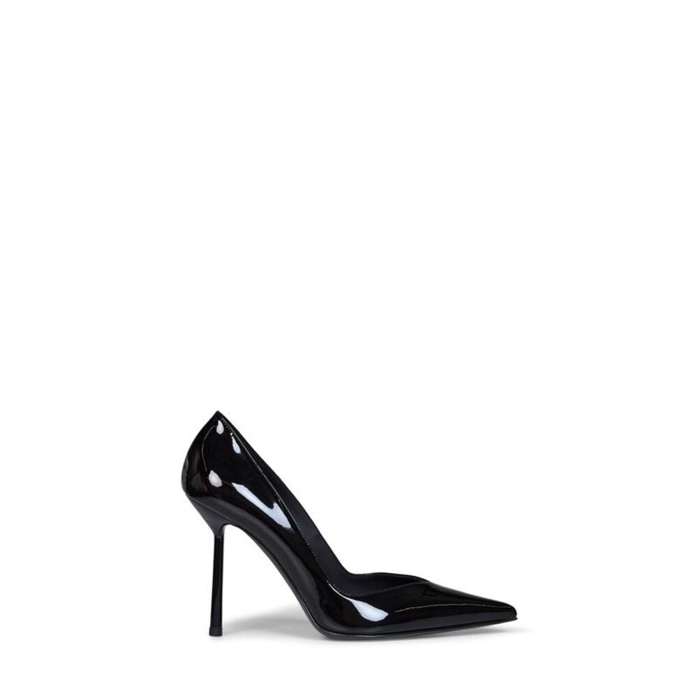 Le Silla Women Black Vinyl Vivienne 100 Mm Pumps